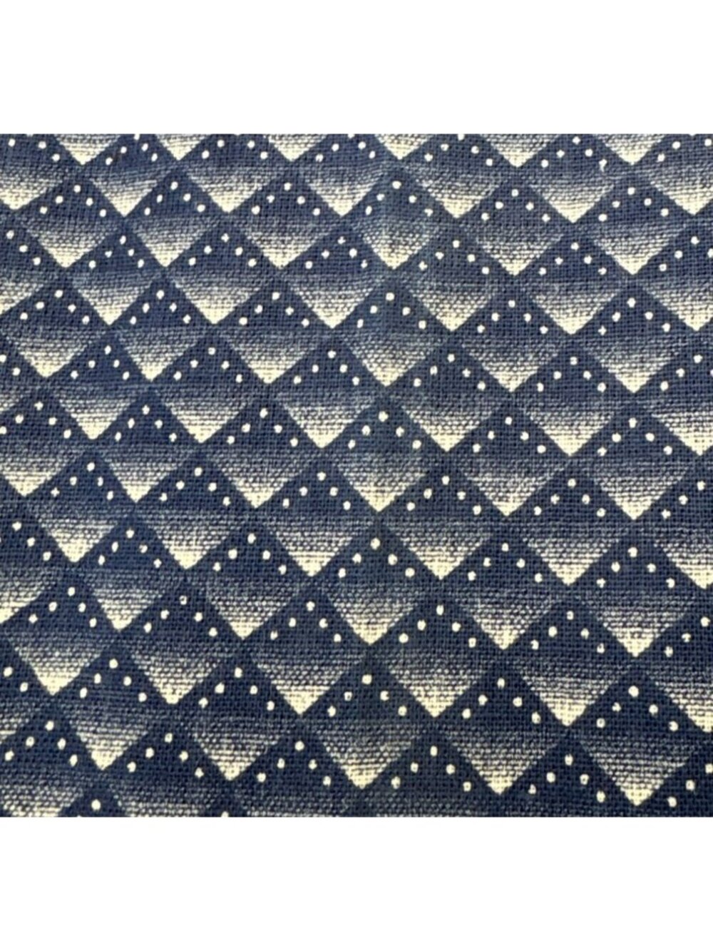 Three Cats 1/4 yard x 34" Stiff Cotton Quilting Fabric Navy White Polka Dot Patt